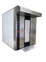 Four rotatif MildRich MXB-32RH - Four électrique commercial de 50 kW avec porte à charnières en acier inoxydable, plage de température de 20 à 400 °C