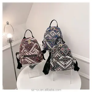 Ladies Fashion Ethnic Style Personalized New Trend Crossbody Hand bag Backpack for Women