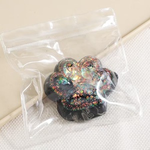 New Style Furry Galaxy Paw Cat Claw Kawaii Animal Rebound Squeeze Toy Silicone TPE Mochi Squishy Pressure Relief - Product Image 1