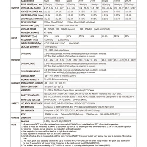 Meanwell LRS-200-12 200W <b>12V</b> 17A Single Output <b>Switching</b> Power Supply 220V to 380V Step up 24V <b>12V</b> Distribution Transformer - Product Image 6