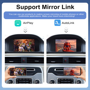 أحدث سيارة أبل لاسلكية من الجيل <span class=keywords><strong>3</strong></span> لفولفو S60 S80 XC60 V60 V40 S60L 15-19 محول صندوق سيارة أندرويد مرآة كاميرات خلفية أمامية - Product Image 3