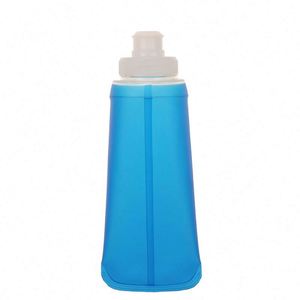 FREE SAMPLE Tpu Soft Flask Running Collapsible <b>Water</b> <b>Bottle</b> <b>Hot</b> <b>Water</b> <b>Bottle</b> with Soft Toy <b>Cover</b> Lid Soft Squeeze Plastic - Product Image 4