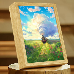 Manga INS Anime Style Art Picture Lamp New 3D Illusion LED Lighting Painting As Christmas Night Light or Gift for Desk Use - Product Image 1