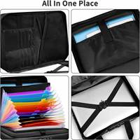 Sac de rangement isotherme portable OEM neuf en polyester ignifuge et imperméable, grande capacité 36*27*14 cm, pour espèces