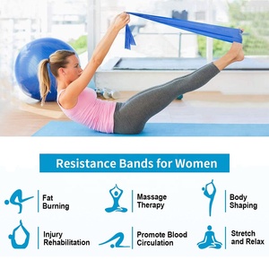 Tùy Chỉnh Kháng Tập Thể Dục Ban Nhạc TPE Latex Yoga <span class=keywords><strong>Pilates</strong></span> Đàn Hồi Kéo Dài Ban Nhạc Phòng Tập Thể Dục Tập Thể Dục Bands Set Workout Trang Chủ - Product Image 3