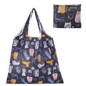 Factory Custom Eco-Friendly Reusable Polyester <b>Foldable</b> Tote for Rohs, Shopping Storage <b>Bag</b> - Product Image 1