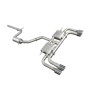 Marmitta Catback e Tubi di Scarico in Acciaio a Superficie Liscia per Auto all'Ingrosso Nuovo Prodotto per <span class=keywords><strong>Audi</strong></span> <span class=keywords><strong>A3</strong></span> <span class=keywords><strong>1.4</strong></span> 1.8T 2.0T - Product Image 1