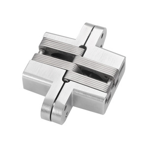 2024 Chrome satiné Soss charnières dissimulées en alliage de zinc de style invisible pour cuisine et villa Offre Spéciale sur porte en bois très bon marché - Product Image 4