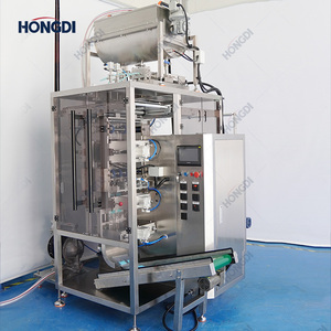 Máquina Empacadora Vertical Automática de 4 Carriles y 4 Selladores Laterales para Envoltura de Líquidos en Film, Llenado y Sellado de Sobres de Miel - Product Image 6