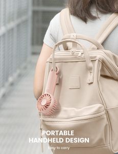 2026 Hot Selling <b>USB</b> Portable Personal air Cooling Handheld <b>Fan</b> Rechargeable Battery Table Carabiner Stand <b>Desk</b> Pocket Mini <b>Fan</b> - Product Image 4
