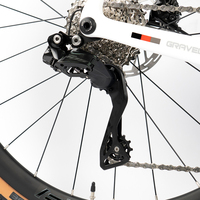 TWITTER Gravel V3 Tam Karbon Gravel Bisiklet 105 R7170 Kablosuz Di2 Fabrika Doğrudan Satış OEM Özel Hidrolik Disk Fren 24 Vites