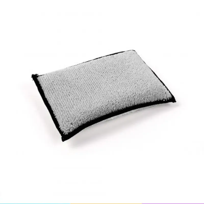 Groothandel Microfiber Doek Nylon Borstelharen Auto 'S Carrosserie Interieur Reiniging Scrub Pad Huishoudelijke Schoonmaak Spons Details Schrobben