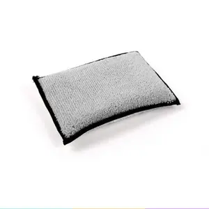 wholesale Microfiber Cloth Nylon Bristle Cars Body Interior Cleaning Scrub Pad Household Cleaning Sponge Detailing Scrubbing