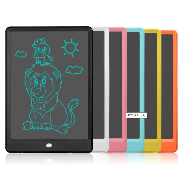 LCD Writing Tablet 10 Inch Drawing Pad, Single Color Screen Doodle and Scribbler Boards for Kids Learning Gifts for Kids Ages 2+