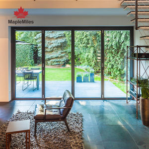 2025 Hot Sell Op Maat Gemaakte Waterdichte Buitenkant Aluminium Accordeon Deuren Glas Bifold Deuren Patio Vouwdeur - Product Image 5