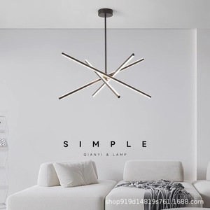 2023 All-Copper Nordic Style High-End Luxury Living Room Chandelier Elegant Simple Design for Home <b>Dining</b> Room Pendant <b>Lights</b> - Product Image 1