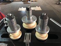 Perfil de Puerta y Ventana de Aluminio en Forma de Arco, Máquina de Doblado CNC de Alta Precisión con 3 Ruedas Rodantes
