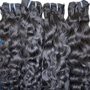 Cheveux brésiliens Remy vierges bouclés 100 % naturels, tissage double trame à la machine, lisses et crépus, prix usine - Product Image 1