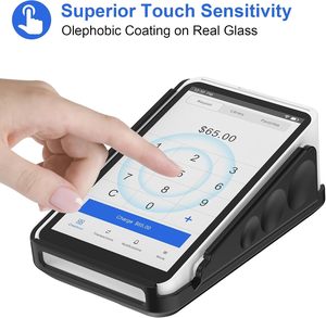 Protector de pantalla de vidrio templado 9H antiarañazos 2.5D para escáner de tarjetas POS, con logotipo personalizado OEM ODM - Product Image 4