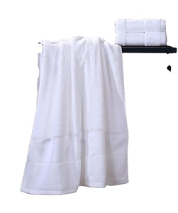 Serviettes <span class=keywords><strong>de</strong></span> <span class=keywords><strong>bain</strong></span> en jacquard brodé en pur coton ultra-douces et extra-épaisses <span class=keywords><strong>de</strong></span> qualité hôtelière cinq étoiles, hautement absorbantes - Product Image 3