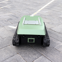 Châssis de réservoir de robot intelligent RC chenille en caoutchouc plate-forme de chenille train d'atterrissage électrique pour la lutte contre les incendies
