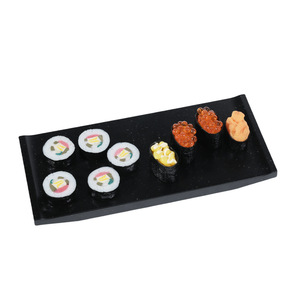 ถาดโชว์ซูชิพลาสติก ABS สีดำ ปี 2024 สำหรับร้านอาหารและโรงแรม - Product Image 2