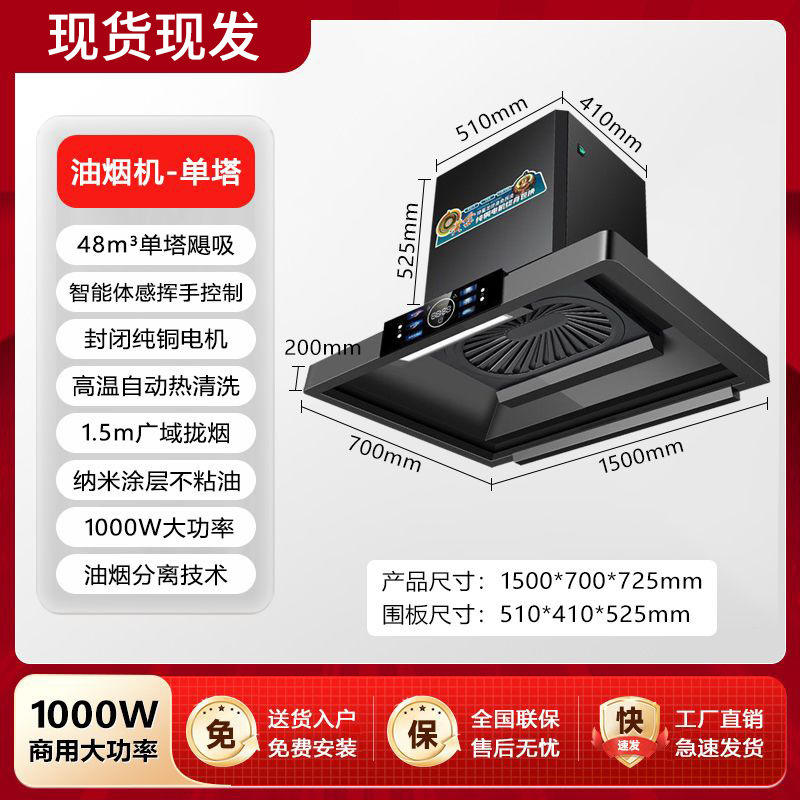 หัวเดี่ยว Black Diamond 1.5 เมตร - 1000W - ความลึก 700