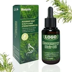 Natural Organic High Quality Rosemary Essential Oil Hair Growth Pure Natural Lightweight And Refreshing Hair Care Oil