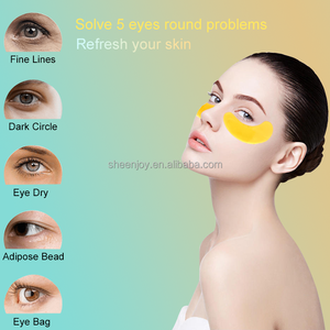 Özel kore 24k altın kabarık gözler ve koyu halkalar tedavileri göz torbaları altında azaltmak maskeleri kollajen altında göz yamaları - Product Image 3