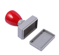 DIY/CUSTOM/OEM Tampon Flash Gris, Couverture Rouge Gris, Boîtier de sceau atomique type HA