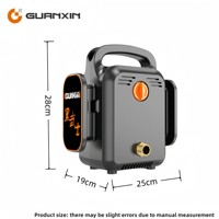 Lavadora de Autos Portátil de Alta Presión 24 bar 120W con Batería de Litio, Autocebante, Doble Uso, Recargable, Inteligente y de Alta Potencia, AC 220-240V
