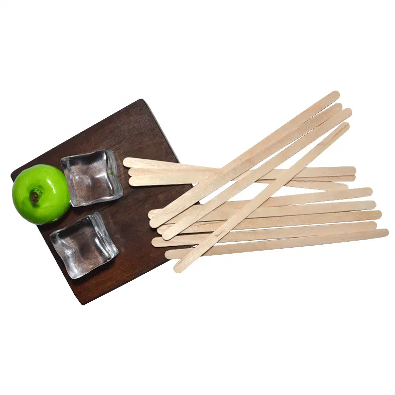 Popular Home &Garden Bulk Disposable Wooden Coffee Stirrer Stick