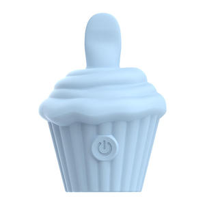 Stimulation Sucking Cupcake <b>Vibrator</b> for Female Sex Toys Ice Cream Cone Shape Licking Tongue USB 100% Waterproof Multi-Speed - Product Image 3