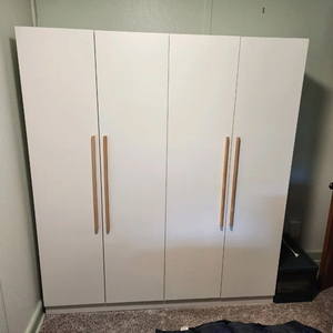 Armoire double <span class=keywords><strong>moderne</strong></span> haut de gamme sur mesure pour salon, style européen, armoire simple pour <span class=keywords><strong>couple</strong></span>, vente chaude - Product Image 5