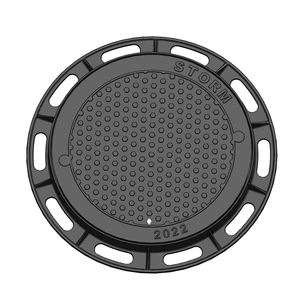 C250 D400 Op Maat Gemaakte Castle Nodulair Gietijzeren Putdeksel Met Slotsysteem Enkele Verzegelde Waterdichte Hoek Ijzeren Frame Multi-Type - Product Image 3