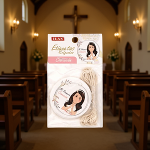 Etiquetas Colgantes Ilan con Diseño de Bautizo para Regalo de Comunión - Product Image 2