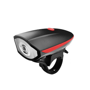 Phare de vélo LED rechargeable par USB, super lumineux, étanche, avec klaxon, universel pour VTT - Product Image 2