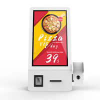 Kiosque de commande intelligent pour restaurant, écran tactile capacitif 15 pouces avec haut-parleur intégré pour les chaînes de restauration rapide en Chine