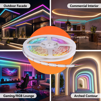 Bande lumineuse LED SMD 2835 à courant constant RGBW 140 LED/m 5M IP20/IP65/IP68/IP69 pour utilisation intérieure/extérieure Garantie 5 ans