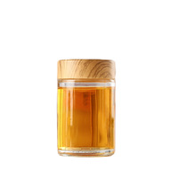 Stoples Kaca Straight Edge 100ml 180ml 220ml 280ml 380ml 500ml, Stoples Ergo, Stoples Kaca Penyimpanan Makanan yang Dapat Disegel untuk Madu dan Selai