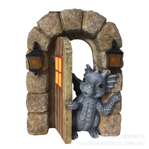 โคมไฟจี้รูปมังกรตะวันตก โคมไฟเรซิ่นรูปพระจันทร์ ของตกแต่งบ้าน ห้องนอน โต๊ะทำงาน ของขวัญ - Product Image 5