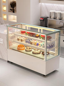 Vitrina Refrigerada Comercial para Pasteles, con Descongelación Automática, Puertas Traseras Deslizantes, para Pastelería - Product Image 4
