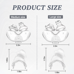 Coussinets nasaux en silicone de remplacement pour <span class=keywords><strong>masque</strong></span> Capa-mask, taille moyenne P10 – Offre spéciale pour les fournitures de santé - Product Image 5
