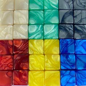 <span class=keywords><strong>Dés</strong></span> <span class=keywords><strong>à</strong></span> jouer verts vierges personnalisables en plastique rond <span class=keywords><strong>à</strong></span> 6 <span class=keywords><strong>faces</strong></span>, 16 mm, effet perle – Vente chaude - Product Image 6