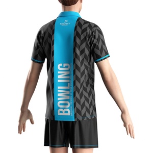 Camiseta Deportiva de Alta Calidad para Hombre, Sublimada, de Poliéster, con Botones, Estilo Bowling, Informal - Product Image 6
