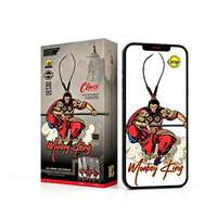 ONEPlus Nouveau Monkey King 9H HD Clair Anti-statique Sérigraphie Verre Trempé Renforcé Film de Protection d'Écran 3D pour la Série 16