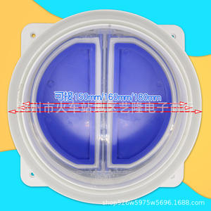 Válvula de retención para conductos de escape de cocina, válvula de retención de humo unidireccional de 150mm, 160mm, 180mm, uso doméstico - Product Image 1