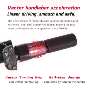 สกู๊ตเตอร์ไฟฟ้า XIMO 52V มอเตอร์คู่ สองล้อ พับได้ ยาง 10 นิ้ว ความเร็ว 100 กม./ชม. ระบบกันสะเทือนเต็มรูปแบบ เบรกดิสก์ไฮดรอลิก กันน้ำ รุ่น Q7Pro สำหรับผู้ใหญ่ - Product Image 6