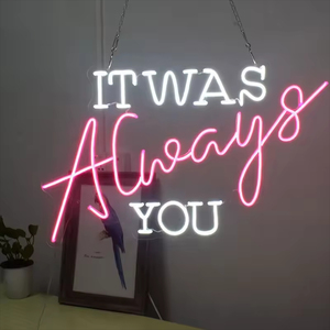 Custom Neon Signs Letters Words Business logo Sign Decoration LED Neon Signs for Wedding Home Party Events Game - Product Image 1