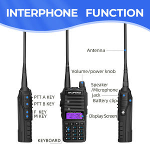 सुरक्षा रेडियो हैंडहेल्ड हैम रेडियो ट्रांसीवर 2800 माह यूह चीन में निर्मित - Product Image 6